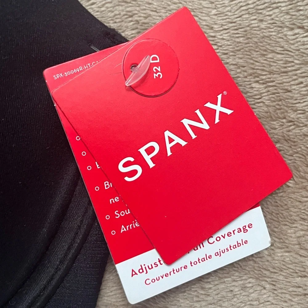 SPANX Black Full-Coverage Bra - Picture 3 of 4